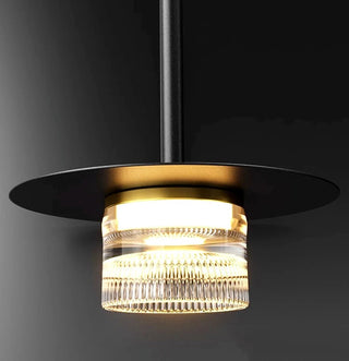 Borama - Modern Industrial Multi Head Black Hanging Pendant Ceiling Light