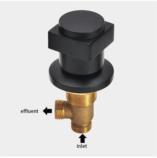 Tymon - Modern Waterfall 5 Piece Bathtub Tap and Shower Set