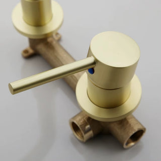 Berniece - Brushed Gold Wall Mounted Basin Tap