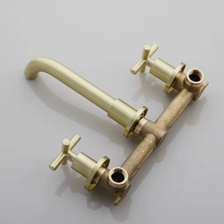 Berniece - Brushed Gold Wall Mounted Basin Tap
