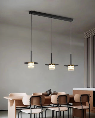 Borama - Modern Industrial Multi Head Black Hanging Pendant Ceiling Light