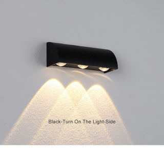 Romnea - Down Shinning Outdoor Wall Light 8W Waterproof