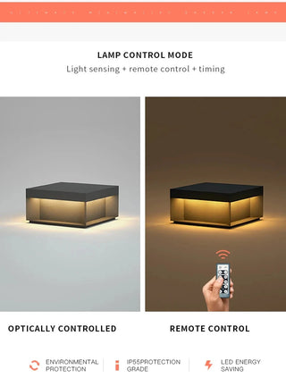 Tim - LED Outdoor Waterproof Courtyard Pillar Top, Fence, Cap Door Post Fence Light