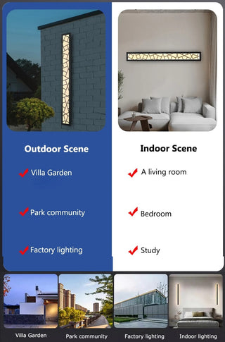 Eiluned - Modern Villa IP65 Wall Light Lamp