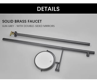 Corrinne - Brass Modern Ceiling Mounted Bathroom Tap