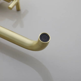 Berniece - Brushed Gold Wall Mounted Basin Tap