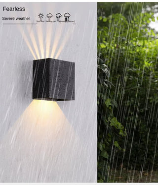 Cicilie - Waterproof Exterior Square Wall Light