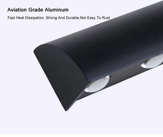 Romnea - Down Shinning Outdoor Wall Light 8W Waterproof