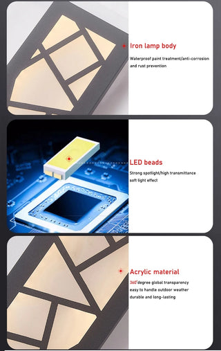 Eiluned - Modern Villa IP65 Wall Light Lamp