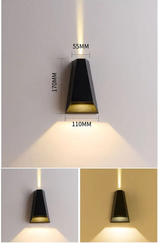 Einion- LED Light Directed Modern Up/Down Beam Style Wall Lamp