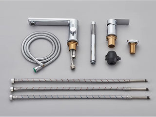 Klaas - Modern 4 Piece Bathtub Tap Set with Handheld Shower