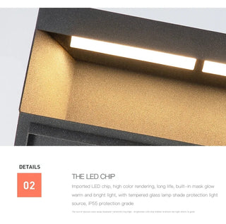 Tim - LED Outdoor Waterproof Courtyard Pillar Top, Fence, Cap Door Post Fence Light