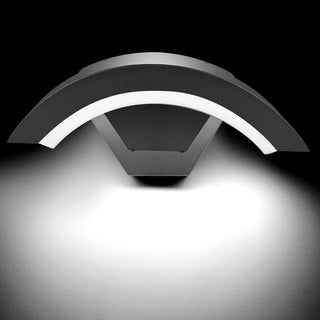 Merrion - Curved Pan Outdoor Wall Light Bar