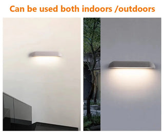 Melodie - LED White Opal Glass IP44 Outdoor Wall Washer Light