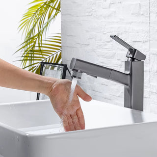 Penney - Modern Pull Out Hot/Cold Single Lever Basin Tap