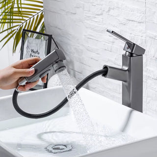 Penney - Modern Pull Out Hot/Cold Single Lever Basin Tap