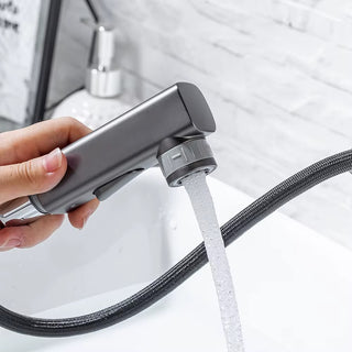 Penney - Modern Pull Out Hot/Cold Single Lever Basin Tap