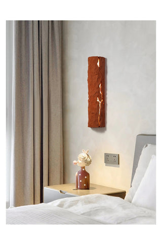 Catalina - Wood Tree Style Resin Outdoor Waterproof Wall Light