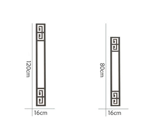 Lefan - Black Modern Thin Waterproof Outdoor Light Bar