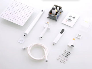 Kastor - Square Rain Shower Head Set with Handheld Shower