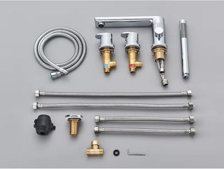 Klaas - Modern 4 Piece Bathtub Tap Set with Handheld Shower