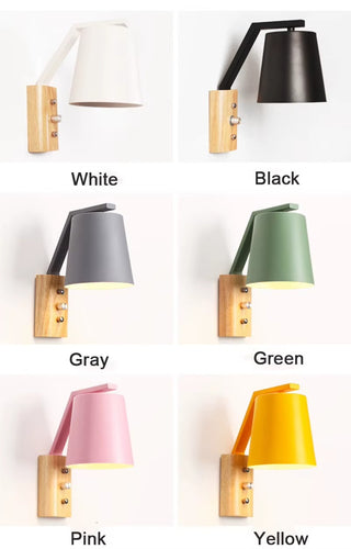 Jola - Wood Wall Mounted Nordic Style Light