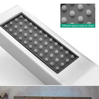 Kaska - Thermostatic Complete Shower System Set with Rough-in-Valve Large flow LED