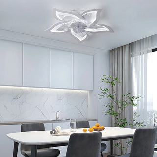 Jeffie - Modern Remote Light Ceiling Fan 5 Blade