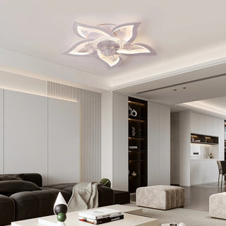 Jeffie - Modern Remote Light Ceiling Fan 5 Blade