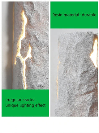 Catalina - Wood Tree Style Resin Outdoor Waterproof Wall Light