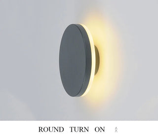 Llewella - Outdoor LED Rectangle/Round Modern Wall Light