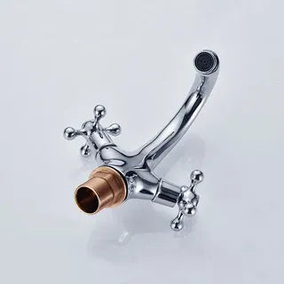 Haydee - Vintage Dual Handle Hot/Cold Mixer Basin Tap