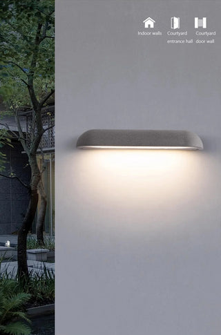 Melodie - LED White Opal Glass IP44 Outdoor Wall Washer Light