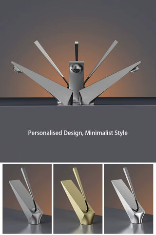 Achille - Slanted Modern Single Lever Mixer Tap