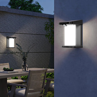 Eilwin - LED Round Outdoor Motion Sensor Wall Light