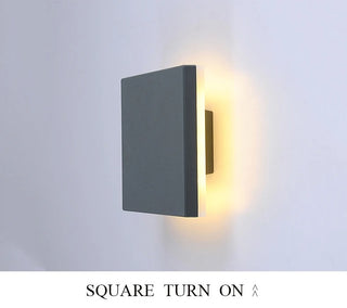 Llewella - Outdoor LED Rectangle/Round Modern Wall Light
