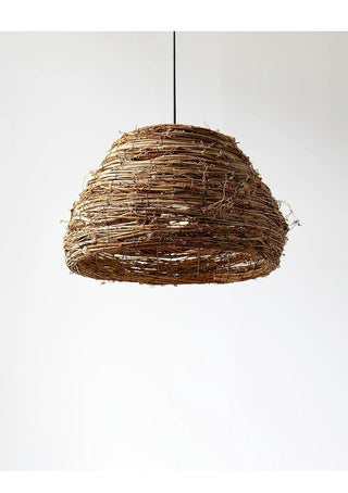 Malorie - Wicker Rattan Round Pendant Ceiling Light