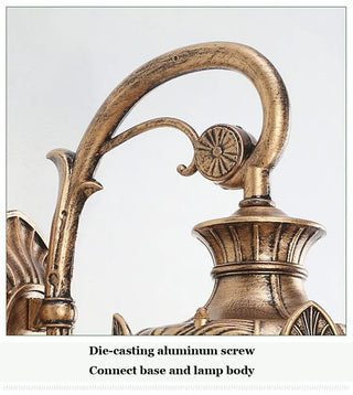 Julius - Single Head Classic Ripple Glass Outdoor Courtyard Lighting Fixture