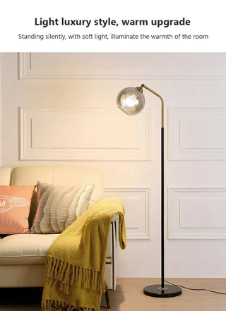 Jeanette - Modern Glass Orb Table Lamp