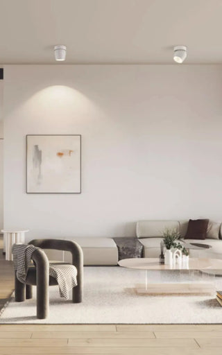 Leonie 2 - Modern Adjustable Dimmable Flush Mount Ceiling Spotlight