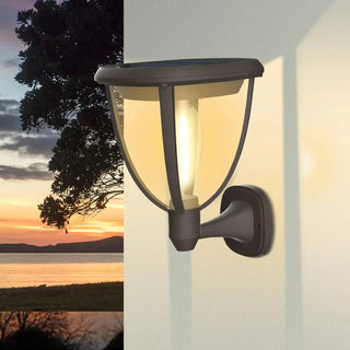 Romnie - Solar Panel Wall Sconce Outdoor  LED Wall  Lamp