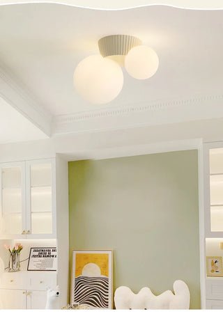 Puerto - Retro Modern Double Head Round Ball Ceiling Light
