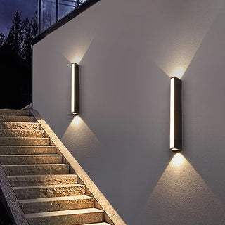 Aerona - Modern Long Outdoor Entrance Wall Light