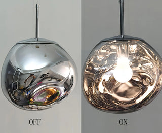 Zofia - Modern Hanging Round Coloured Glass Hanging Pendant Ceiling Light