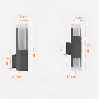 Newlyn - Waterproof LED Double Head Outdoor Wall Light