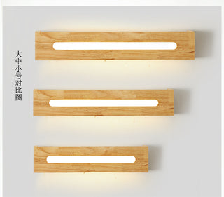 Gisselle - Solid Wood Sconce Bathroom Makeup Mirror Wall Lights