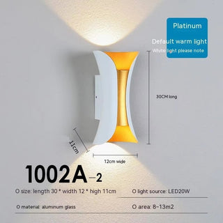 Melina - LED Aluminum IP65 Waterproof Outdoor Wall Lamp